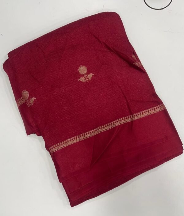 Viscose Khadi silk saree - Image 16