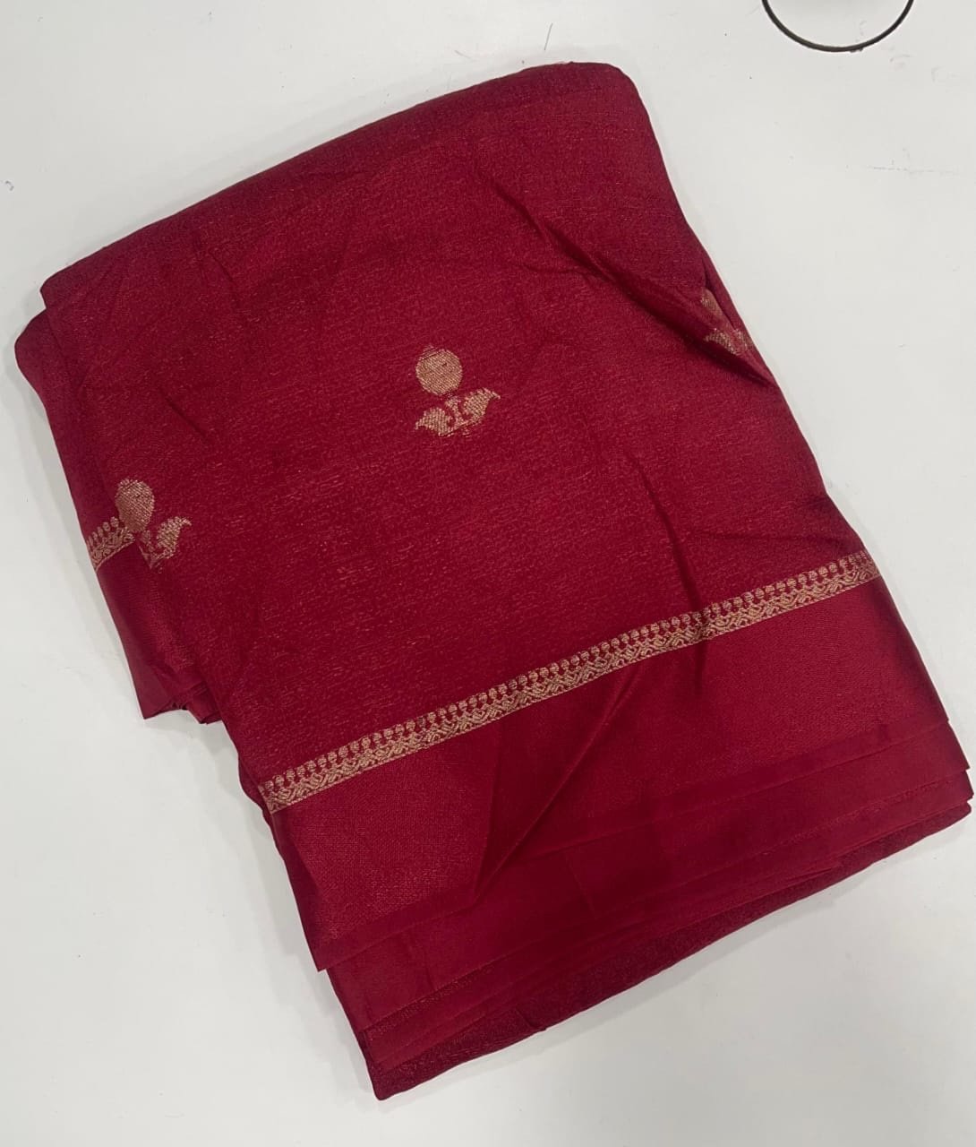 Viscose Khadi silk saree - Image 16