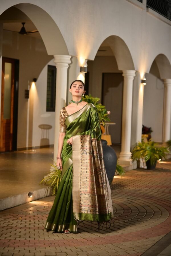 Khadi silk sarees - Image 7