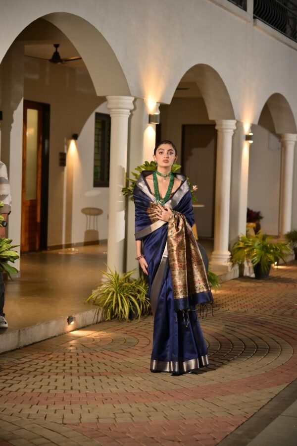 Khadi silk sarees - Image 5