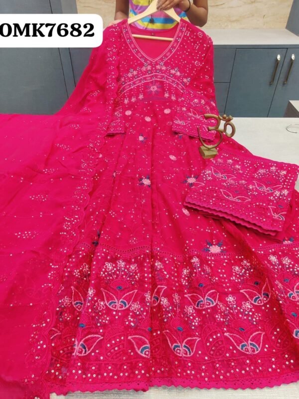 Georgette anarkali - Image 6