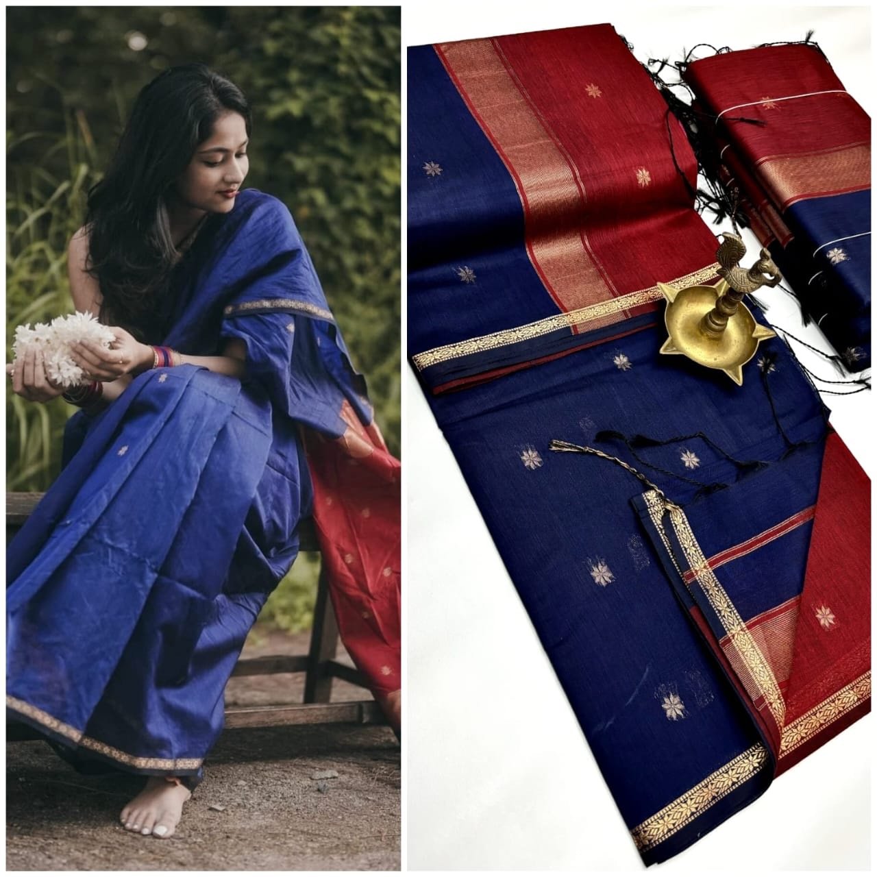 Silk cotton sarees - Image 22