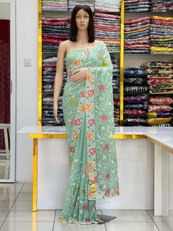 Georgette sarees - Image 6