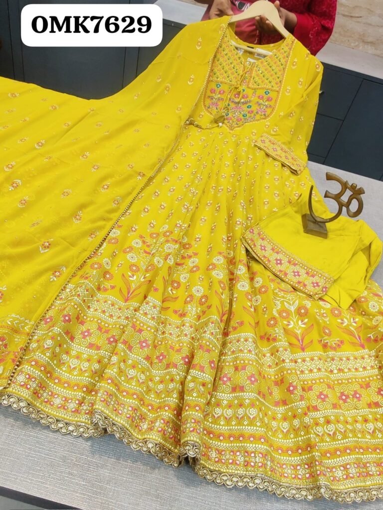 Georgette anarkali