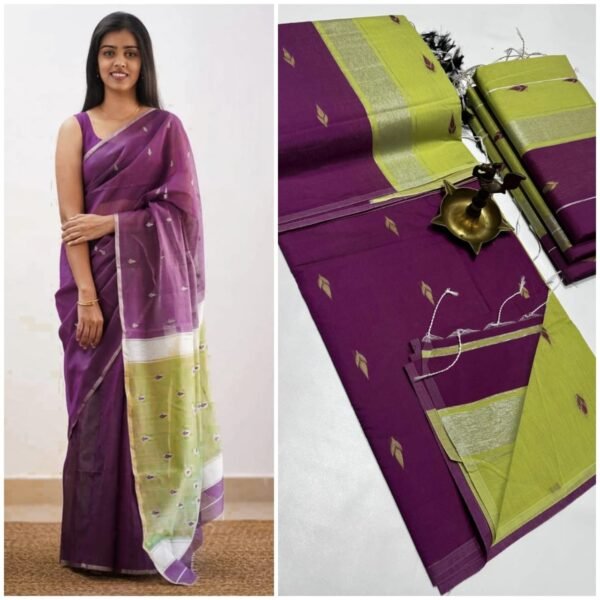 Silk cotton sarees - Image 11