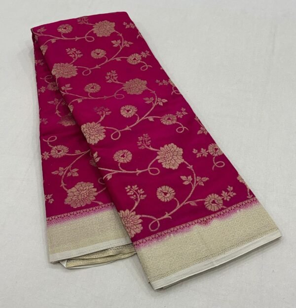 Banarasi Khadi georgette sarees - Image 8