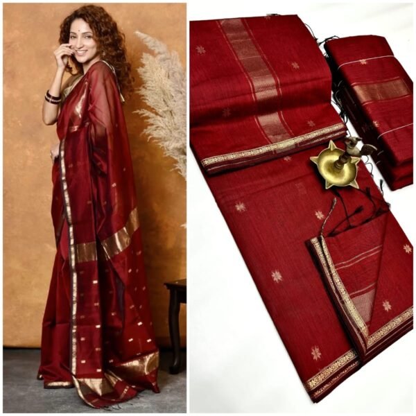 Silk cotton sarees - Image 5