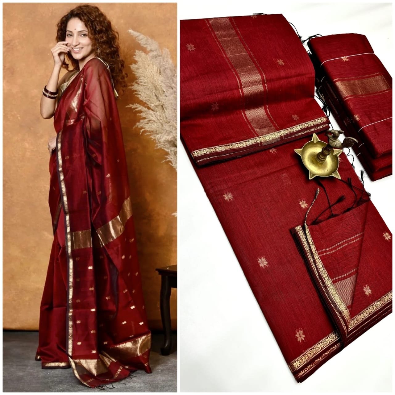 Silk cotton sarees - Image 5