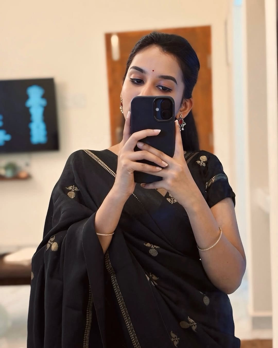 Viscose Khadi silk saree - Image 6