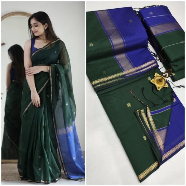 Silk cotton sarees - Image 16
