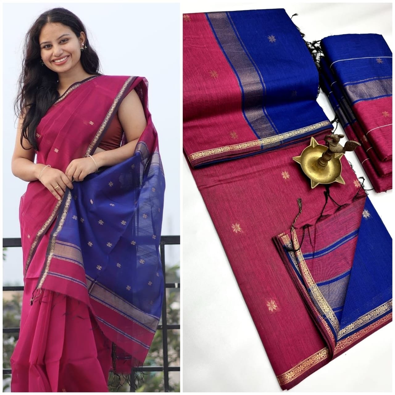 Silk cotton sarees - Image 24