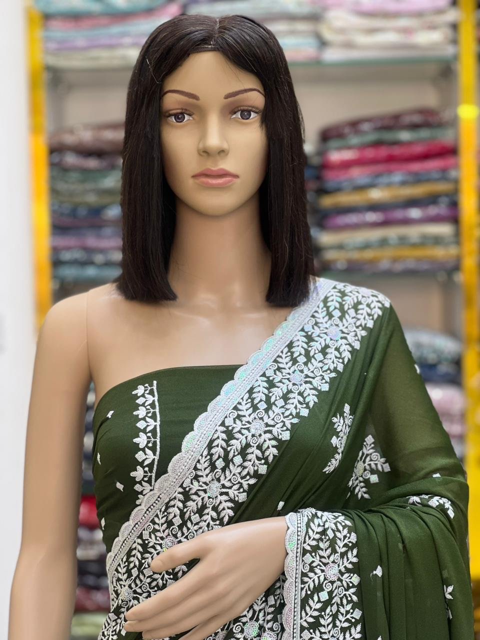 Georgette sarees - Image 5