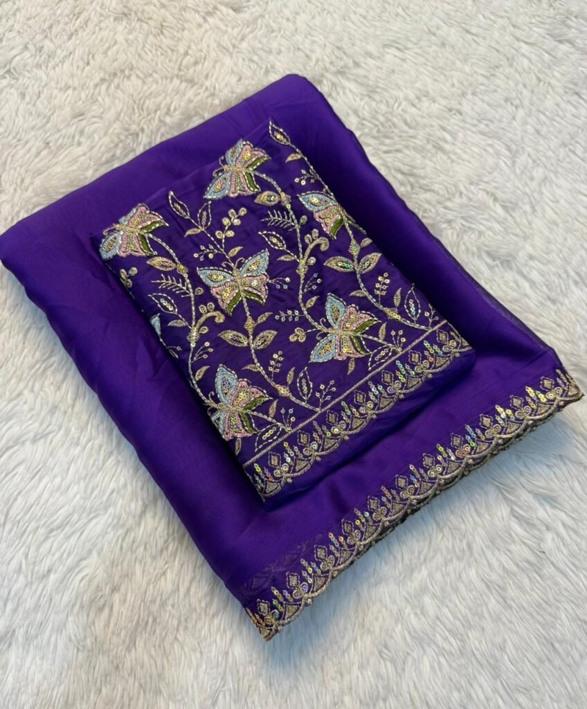 Soft Rangoli silk