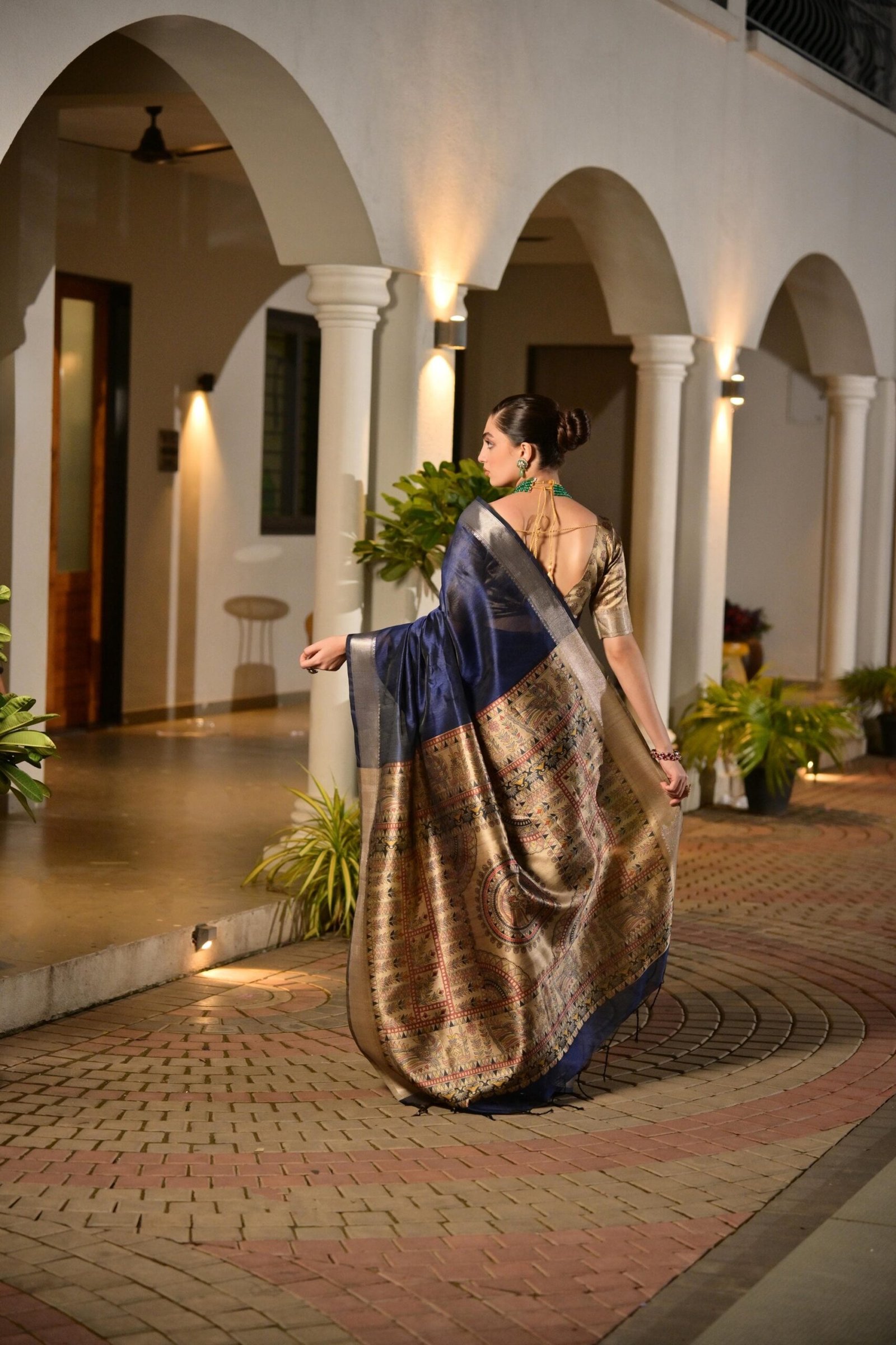 Khadi silk sarees - Image 10