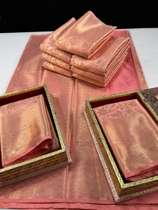 Soft semi kanchi sarees - Image 5