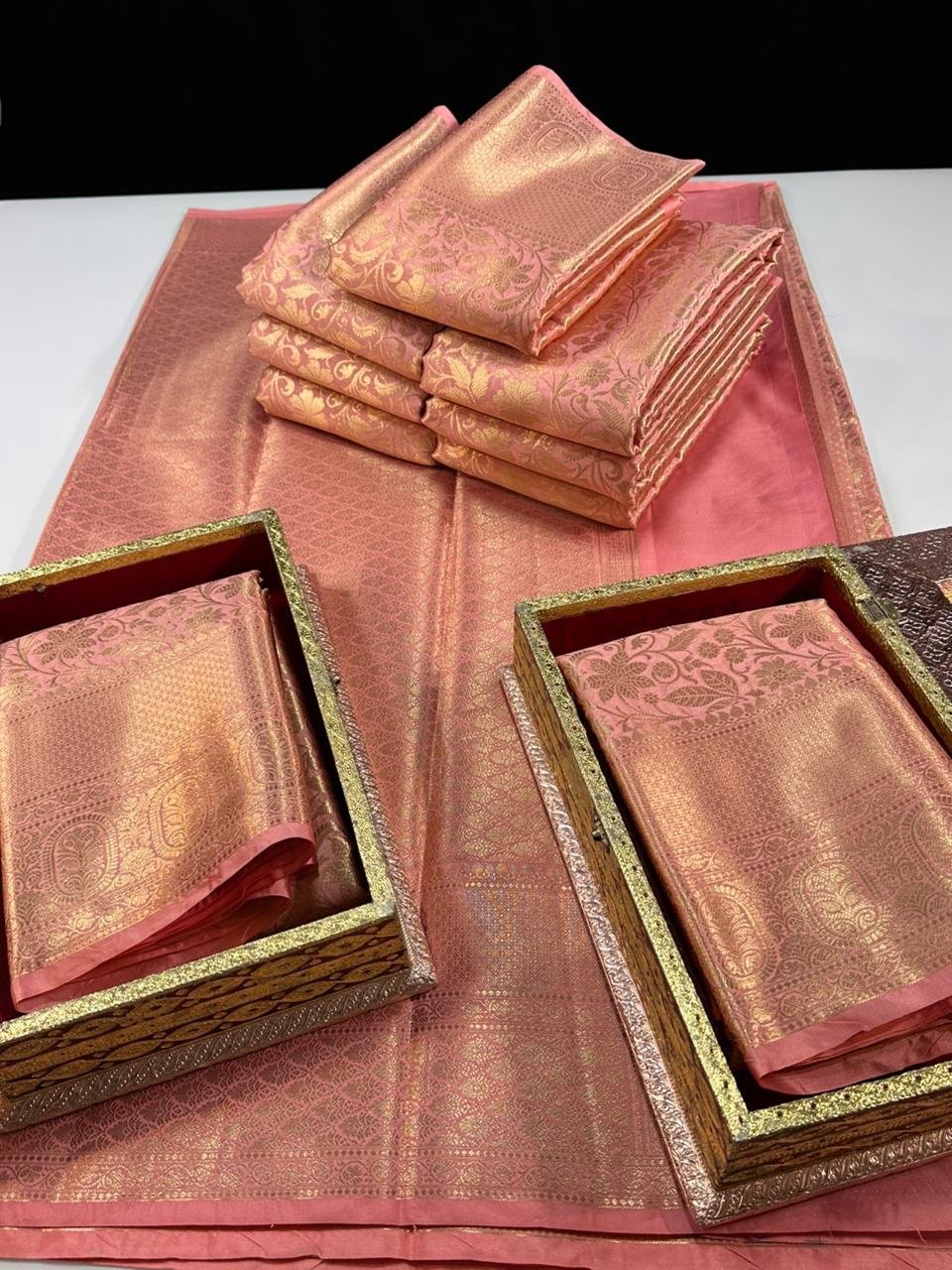 Soft semi kanchi sarees - Image 5