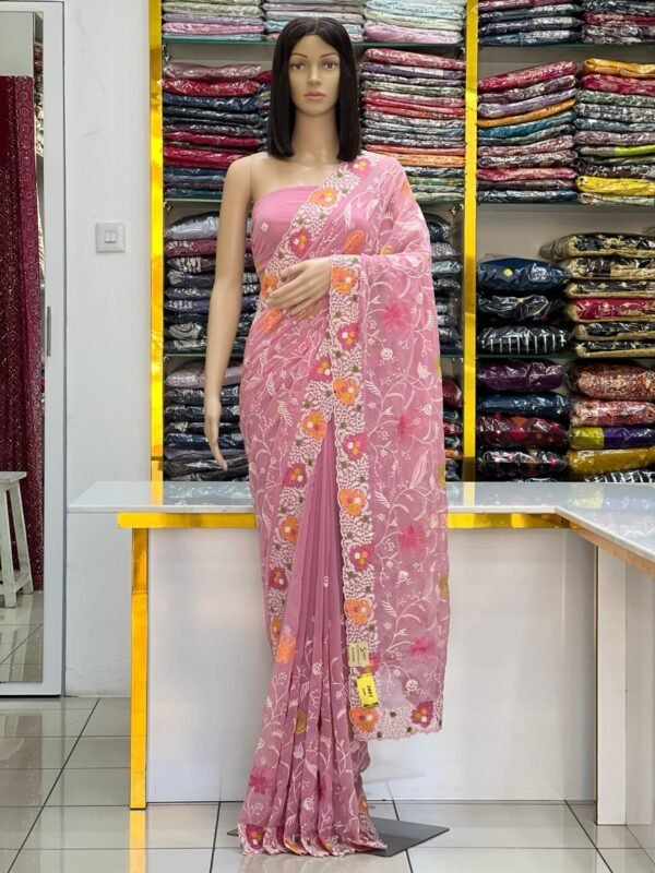 Georgette sarees - Image 5