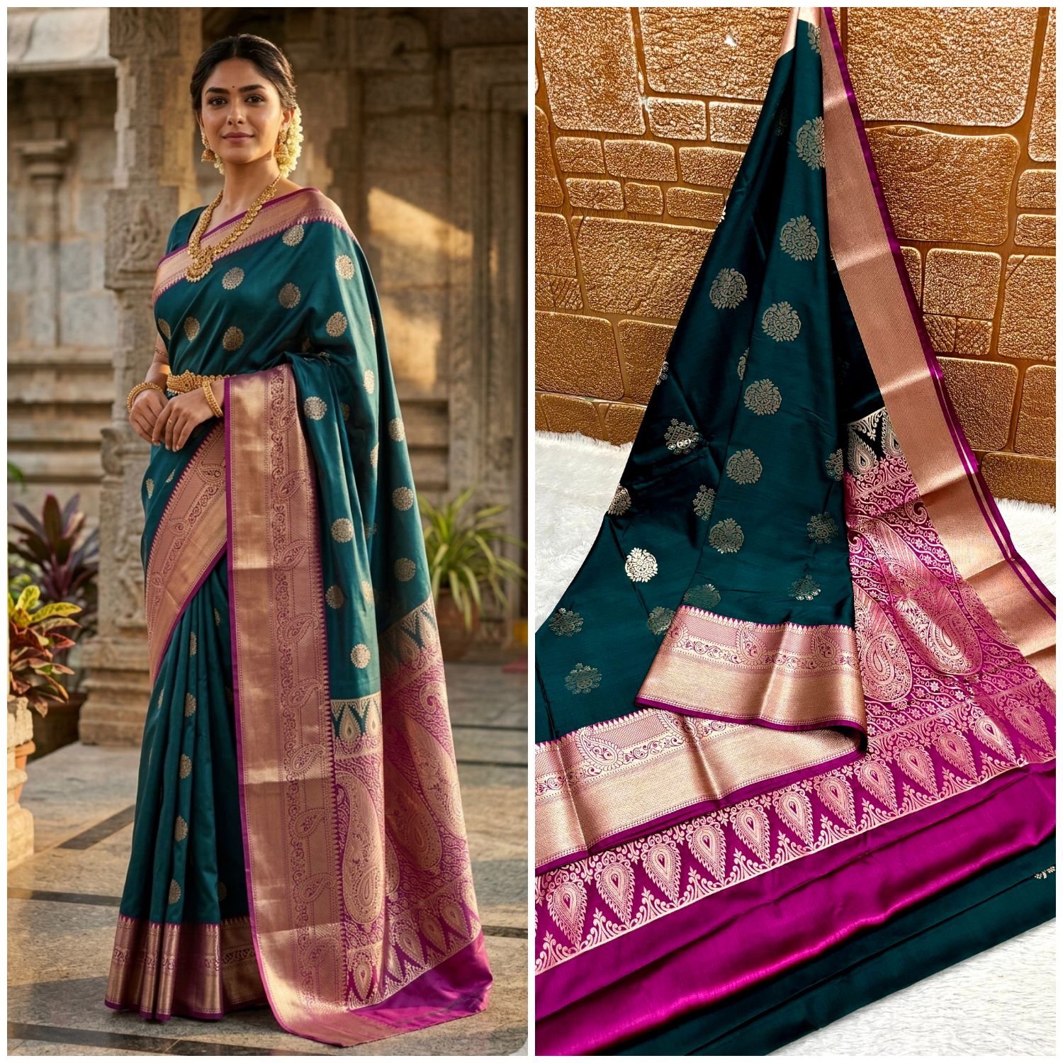 Kanchi silk sarees - Image 5