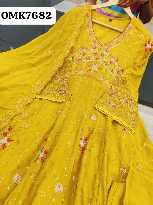 Georgette anarkali - Image 5
