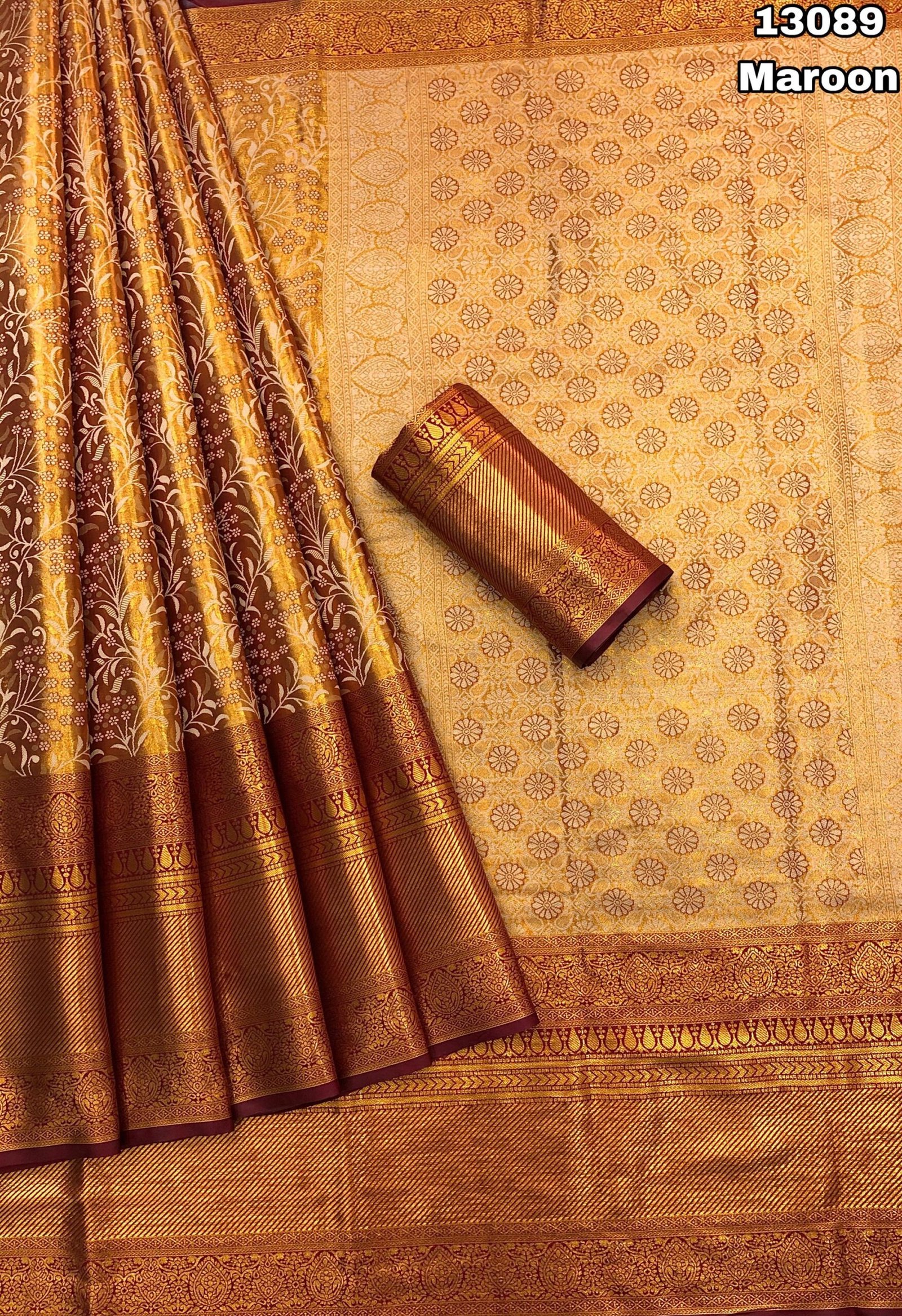 Kanjivaram pattu silk sarees - Image 2