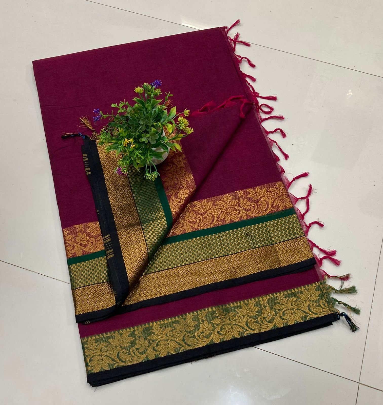 Kanchi Cotton Sarees - Image 8