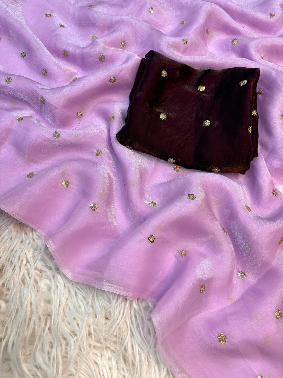 Space silk sarees - Image 25