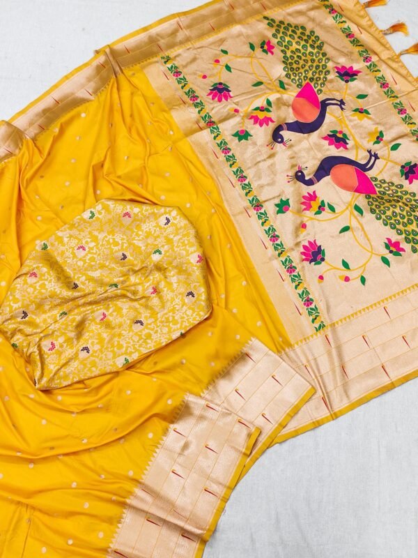 Paithani silk sarees - Image 9