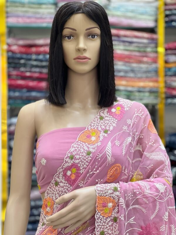 Georgette sarees - Image 8
