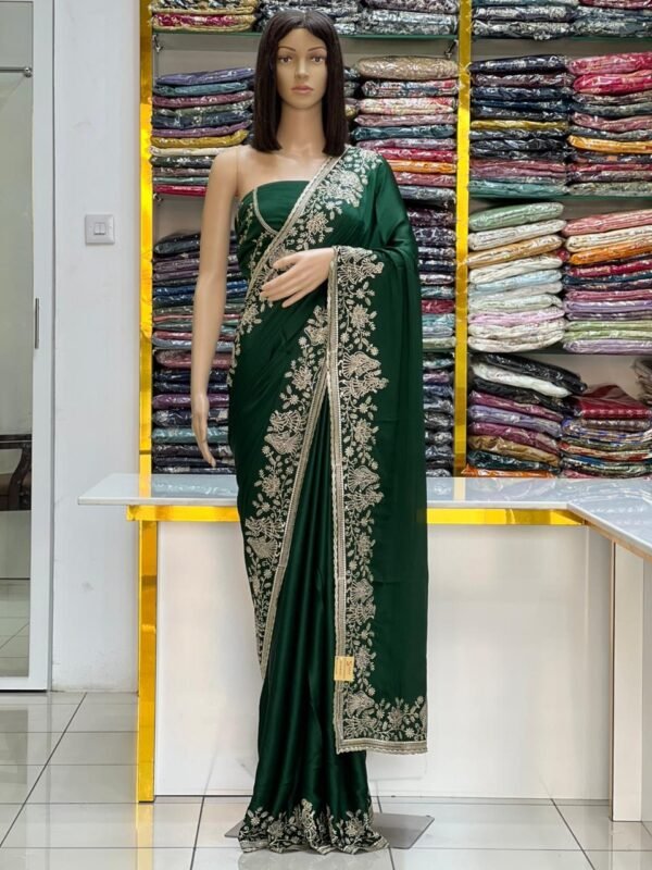 Fandy satin silk sarees - Image 2
