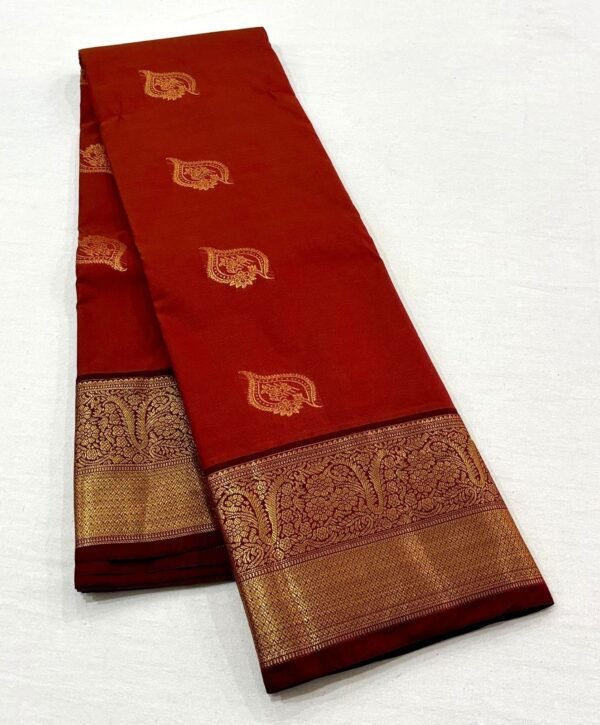 Premium Kanjivaram silk saree - Image 3