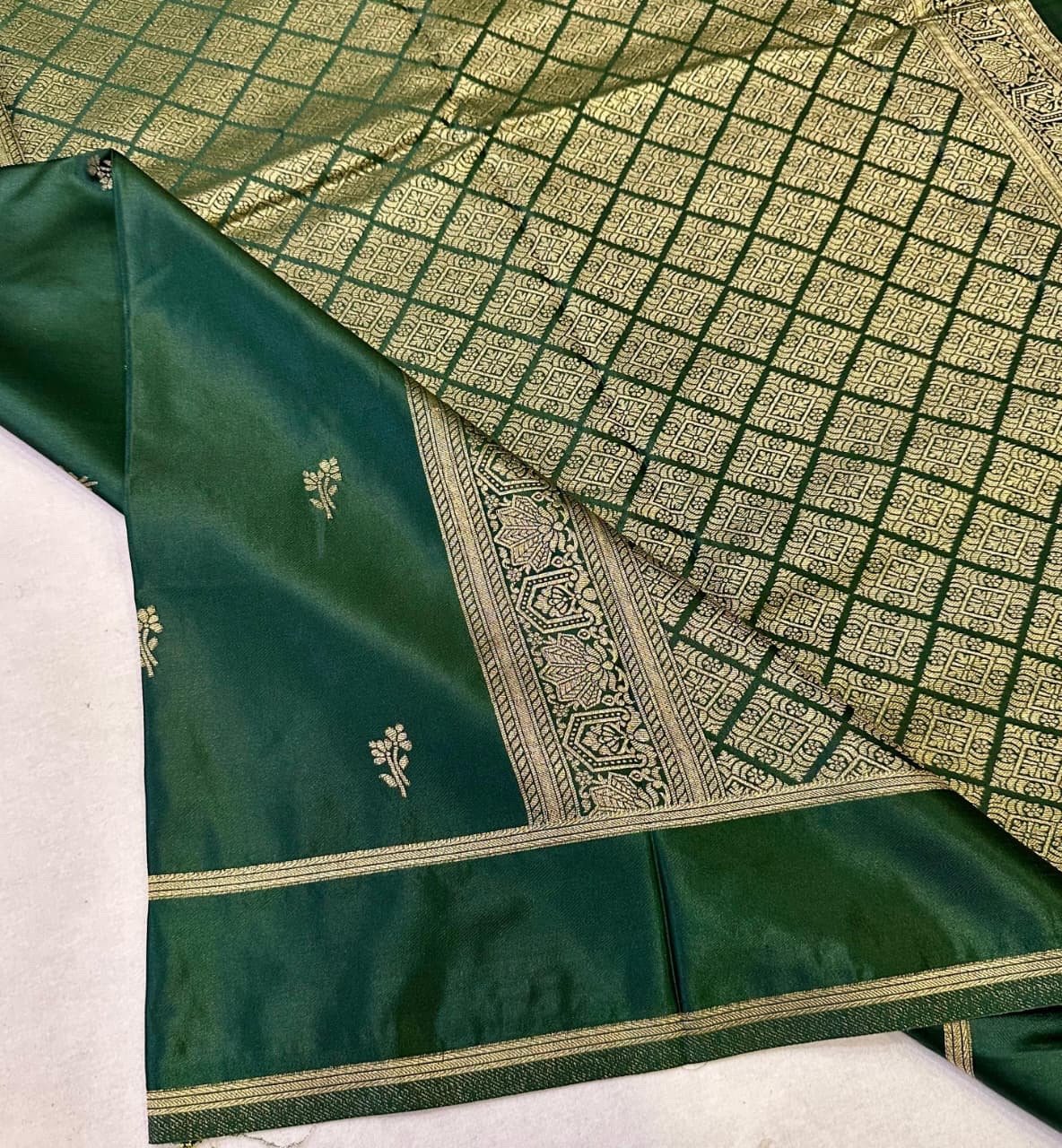 Satin silk sarees - Image 18