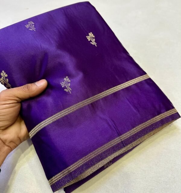 Satin silk sarees - Image 6