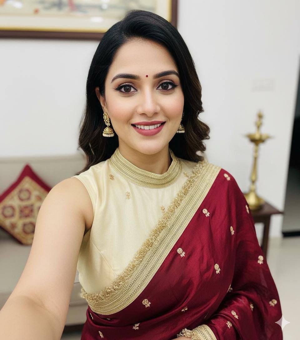 Space satin sarees - Image 3