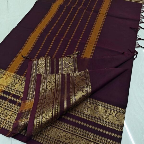 Kanchi cotton sarees - Image 5