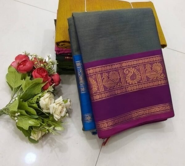 Kanchi cotton sarees - Image 7