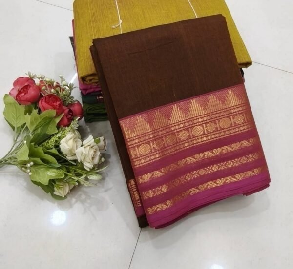 Kanchi cotton sarees - Image 8