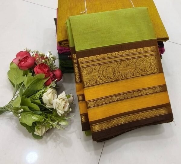 Kanchi cotton sarees - Image 11