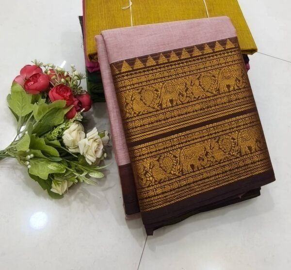 Kanchi cotton sarees - Image 13