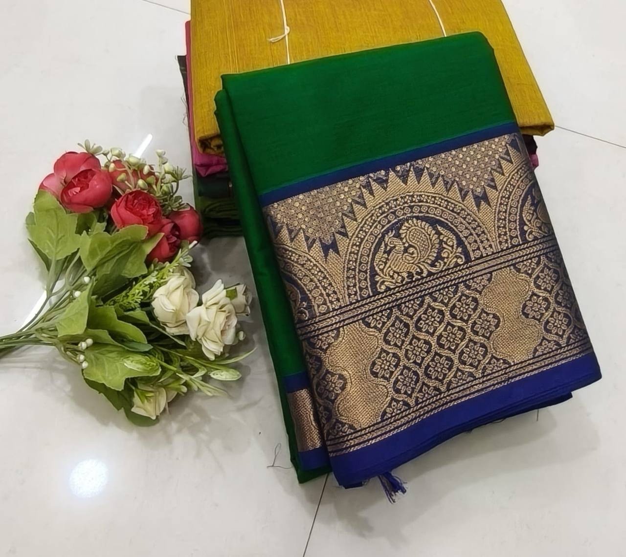 Kanchi cotton sarees - Image 14