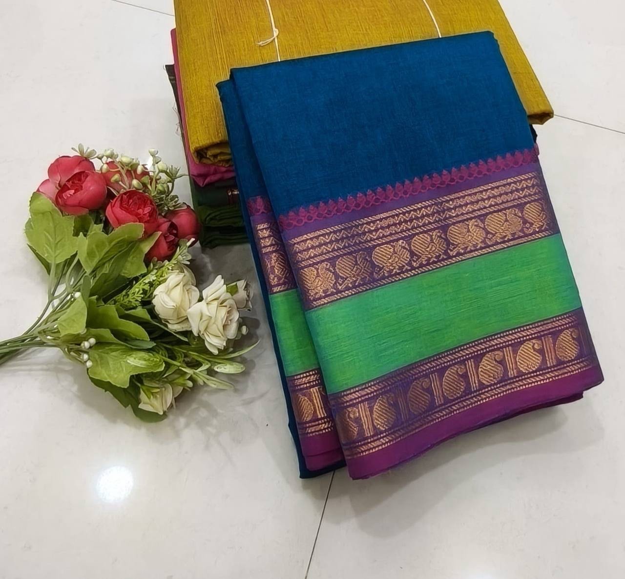 Kanchi cotton sarees - Image 18
