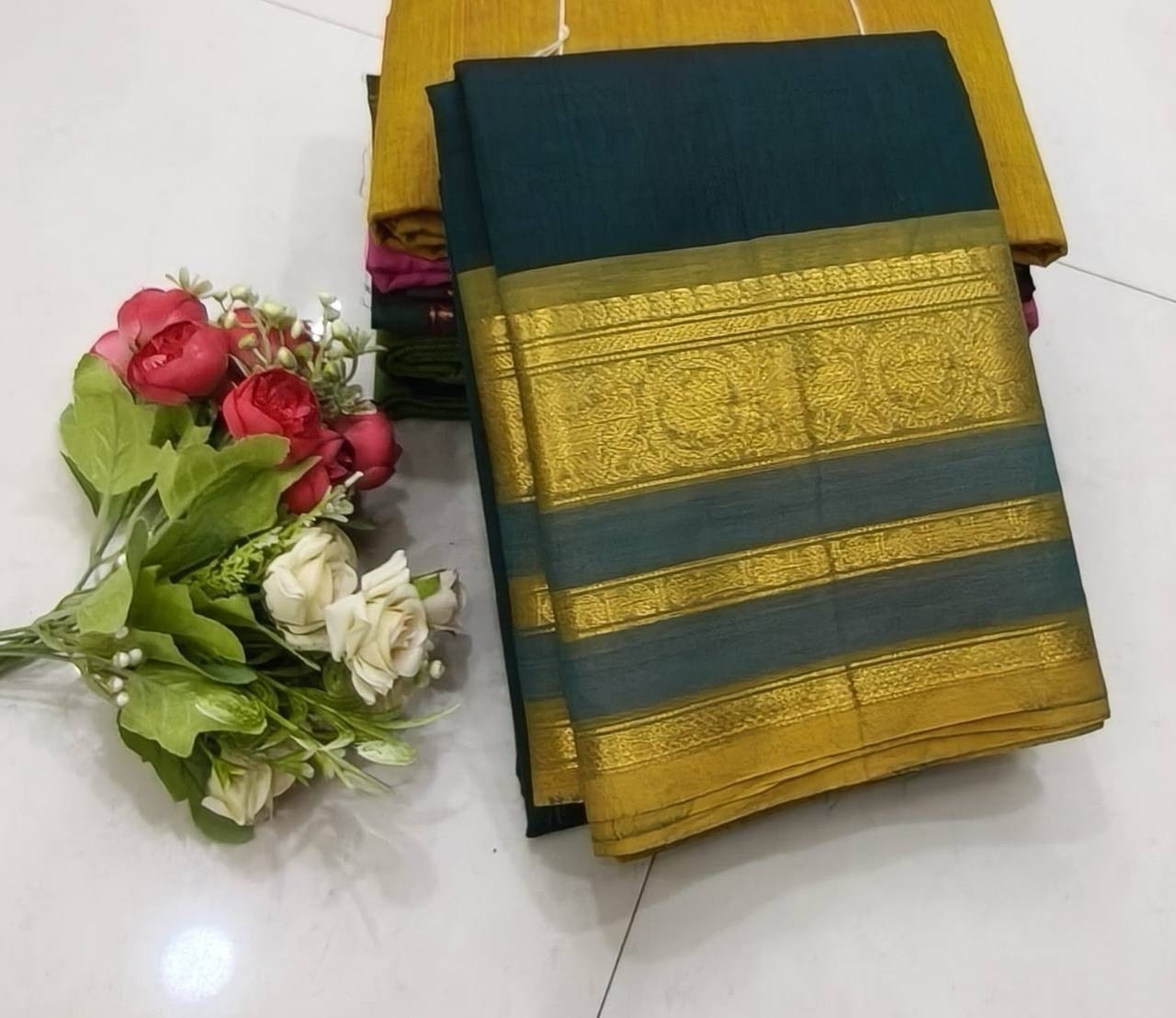 Kanchi cotton sarees - Image 21
