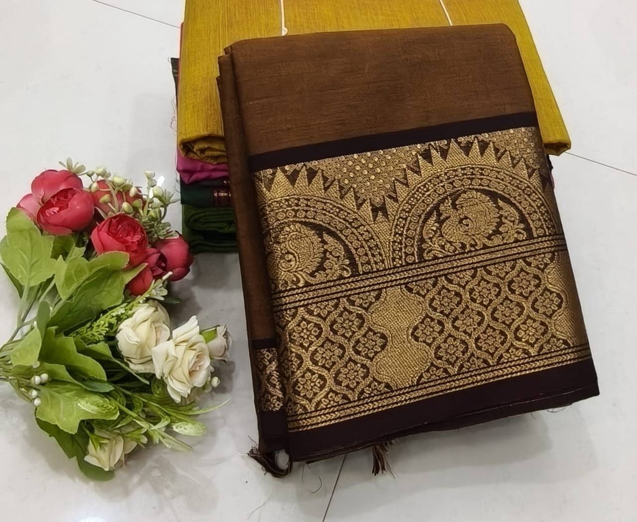 Kanchi cotton sarees - Image 23