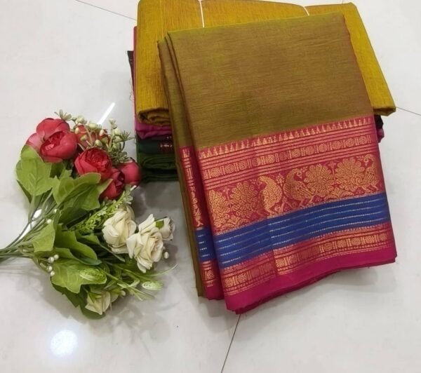 Kanchi cotton sarees - Image 25
