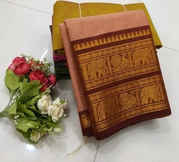 Kanchi cotton sarees - Image 29