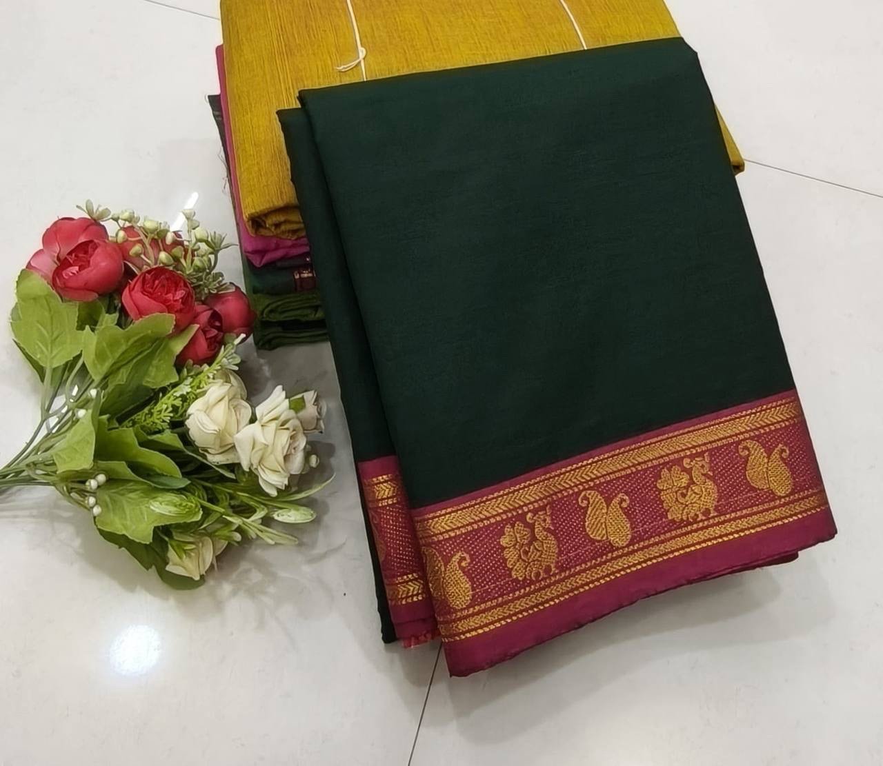 Kanchi cotton sarees - Image 30