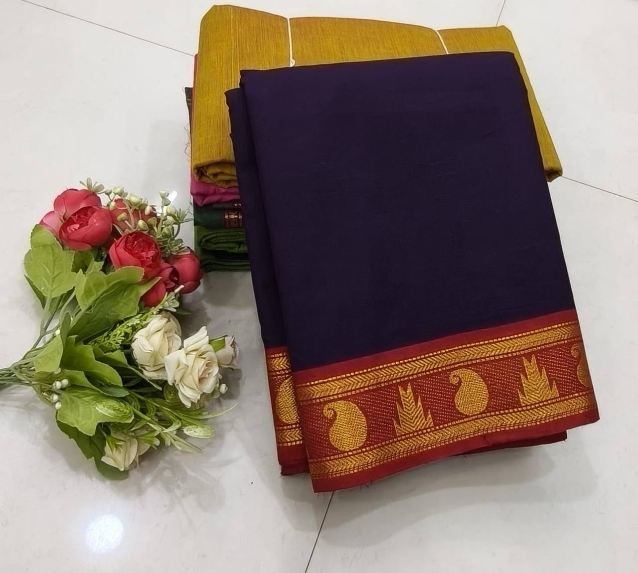 Kanchi cotton sarees - Image 31