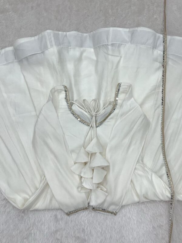 Roman silk Anarkali - Image 9