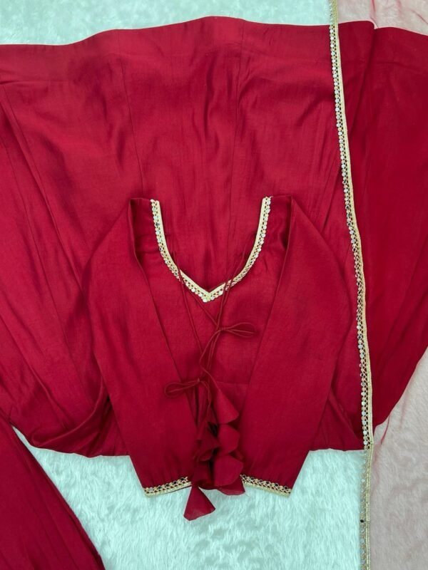 Roman silk Anarkali - Image 8