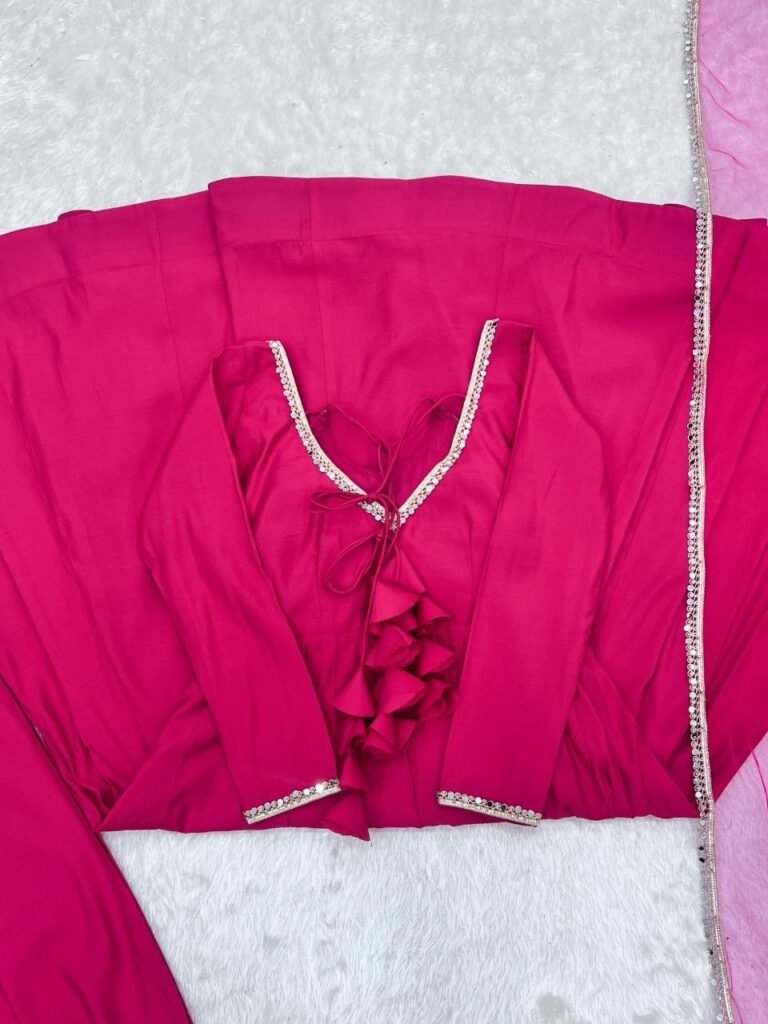Roman silk Anarkali