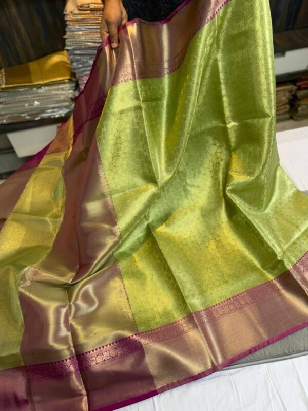 Kanchipuram Soft Tissue Saree - Image 3